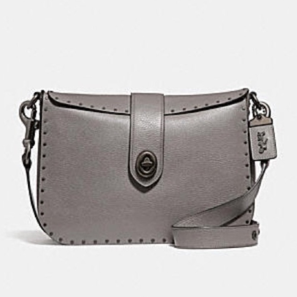 Coach Restored Page 27 With Rivets Handbag Dustbag too